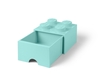 LEGO® 4-nastainen vaaleansininen säilytyspalikkalaatikko