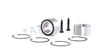 RIDEX Hjullagersats VW, SEAT 654W0630 357407625, 357407625 Hjullager, Framhjulslager, Bakhjulslager, Framhjulslagersats, Hjullager & Hjullagersats