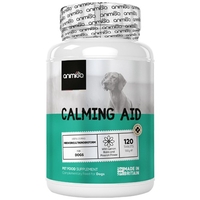 Calming Aid för hundar,  120 lugnande tabletter – Lugnande kosttillskott för hundar för stress och ångest hos hundar