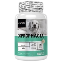 Coprophagia,  120 tabletter - Förhindrar avföringsätande beteende - Bidrar till ett friskare andedräkt - Minskar obehagliga lukter