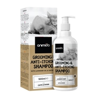 Grooming Schampo för hundar och katter,  500 ml - Klådstillande hundschampo för hundar och katter