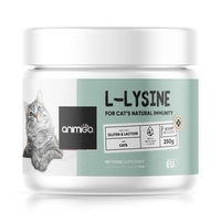 L-lysin pulver för alla katter,  250g - Aminosyra kosttillskott för katter och immunförsvar