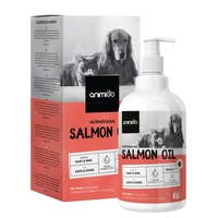 Laxolja för hundar och katter,  500 ml - med omega-3,  6 och 9 - fiskolja för leder och päls