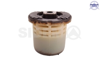 Upphangning axelstomme 