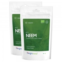 Bio Neem Powder - Ekologiskt Neem pulver,  Ayurvedisk superfood- Kop 2 Pack Spara 5%