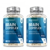 Brain Complex - Naturligt kosttillskott for hjarnan - For mental energi - 120 kapslar,  2 pack