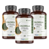 Chlorella Algae Tabletter - Rent och naturligt alg-tillskott -32-pack