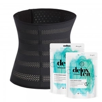 Detox & Shaping Pack – 28 Dagars Detox Te & Waist Trainer – Storlekar S,  M,  L,  XL & Svart eller Rosa