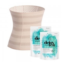 Detox & Shaping Pack – 28 Dagars Detox Te & Waist Trainer – Storlekar S,  M,  L,  XL & Svart eller Rosa