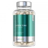 Detox Tone 30 Kapslar - Viktminskningstabletter som kan rensa kroppen - Naturligt tillskott for detox och matsmaltning - Med ingefara och chlorella