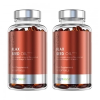 Flaxseed Oil Softgels 180 kapslar Spara 5 % - Naturlig Linfröolja -