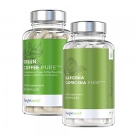Green Coffee Pure & Garcinia Cambogia Pure - Superfood kosttillskott med grönt kaffe och garcina pure extrakt - För 2 månaders bruk