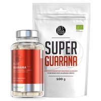 Guarana Super Pack – Energigivande Frukt i Tabletter & Pulver – 100 g pulver & 90 st. 1200 mg Kapsla