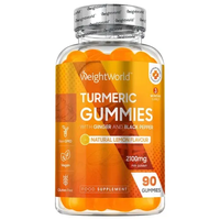 Gurkmeja Gummies 2000mg,  90 vingummin - För immunförsvaret,  lederna & huden