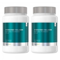 Hydrolysed Collagen Peptide Powder 400g - Kollagen pulver för muskler,  leder och slät hud 2-Pack