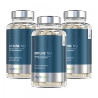 Immune NU 180 Kapslar - Kosttillskott for okat immunforsvar - 23 naringsamnen & antioxidanter - kop 3 spara 15%