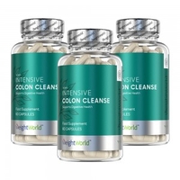 Intensive Colon Cleanse - 30 Dagars Detox mot forstoppning - Tarmskoljning - 180 kapslar - 3 pack