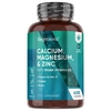 Kalcium + Magnesium 400 tabletter med zink & vitamin D3 - Naturligt kosttillskott för skelett,  muskler och immunförsvar