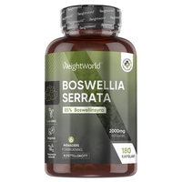 Köp WeightWorld Boswellia Serrata 2000 mg,  180 kapslar - Lämpligt för ledvärk och matsmältningsproblem