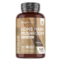 Lions Mane 2000 mg,  365 tabletter - Kosttillskott med svamp