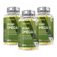 Omega3 - Naturligt och veganskt omega-3-kosttillskott - 3-pack