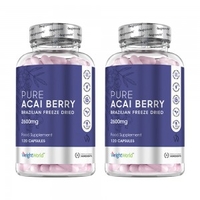 Pure Acai Capsules - Naturligt tillskott med bär från Amazonas - 2-pack