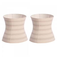 Waist Trainer - Midje trimmer Korsett - Storlek S,  M,  L & XL - Farger Svart & Beige - 2 Pack