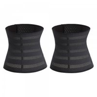 Waist Trainer - Midje trimmer Korsett - Storlek S,  M,  L & XL - Farger Svart & Beige - 2 Pack