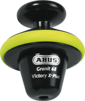 ABUS Granit Victory XPLus 68 Round-Lock Broms disclås,  svart-gul för män