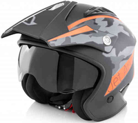 Acerbis Aria Jet hjälm Svart Orange L