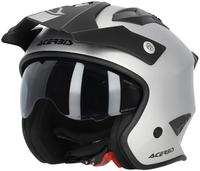 Acerbis Aria Metallic Jet hjälm,  silver,  storlek M för män