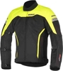 Alpinestars Leonis Drystar Air Motorcykel textil jacka Svart Gul M