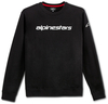 Alpinestars Linear Crew Pullover,  svart,  storlek 2XL för män