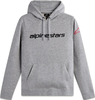 Alpinestars Linear Wordmark V3 Munktröja,  grå,  storlek M för män