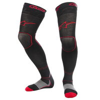 Alpinestars Long MX,  svart-röd,  storlek S M för män