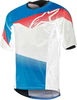 Alpinestars Mesa Cykel Jersey Vit Röd Blå S