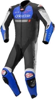 Alpinestars Missile Ignition Ett stycke motorcykel läder kostym Svart Blå 58