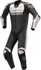 Alpinestars Missile Ignition Ett stycke motorcykel läder kostym Svart Vit 56