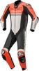 Alpinestars Missile Ignition Ett stycke motorcykel läder kostym Svart Vit Röd 58