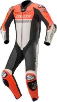 Alpinestars Missile Ignition Ett stycke motorcykel läder kostym Svart Vit Röd 58
