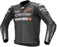 Alpinestars Missile Ignition Motorcykel skinnjacka Svart 48