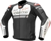Alpinestars Missile Ignition Motorcykel skinnjacka Svart Vit 58