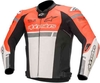 Alpinestars Missile Ignition Motorcykel skinnjacka Svart Vit Röd 58