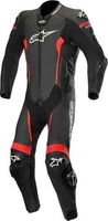 Alpinestars Missile Tech-Air Ett stycke motorcykel läder kostym Svart Röd 54