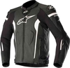 Alpinestars Missile Tech-Air Motorcykel läder jacka Svart Vit 60