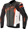 Alpinestars Missile Tech-Air Motorcykel läder jacka Svart Vit Röd 60