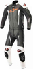 Alpinestars Missile Tech-Air Två stycke motorcykel läder kostym Svart Vit Röd 46