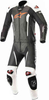 Alpinestars Missile Tech-Air Två stycke motorcykel läder kostym Svart Vit Röd 58
