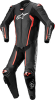 Alpinestars Missile V2 En stycke motorcykel läder kostym,  svart-röd,  storlek 50 för män