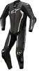 Alpinestars Missile V2 En stycke motorcykel läder kostym,  svart-vit,  storlek 46 för män